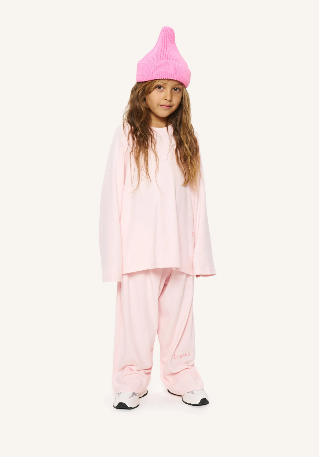piper slub set - pink
