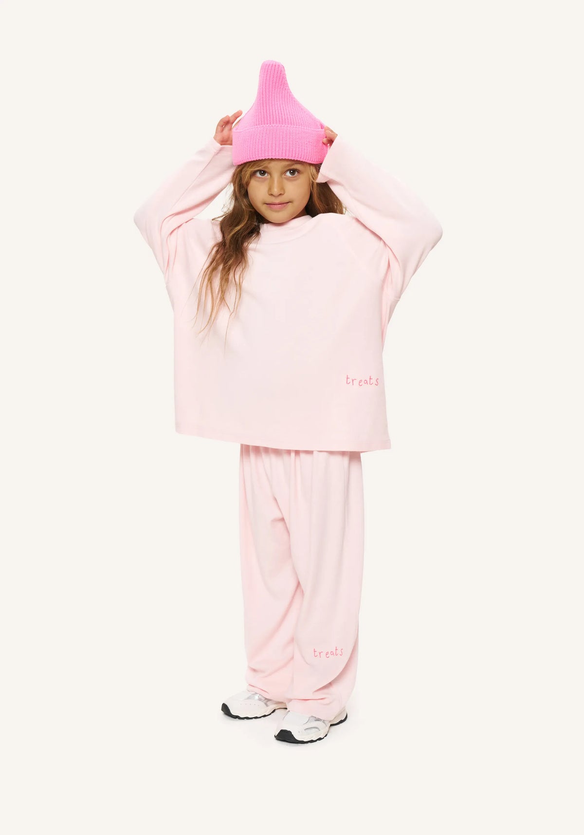 piper slub set - pink