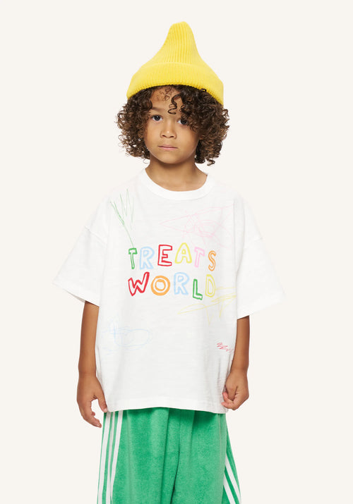 treats world tee - white