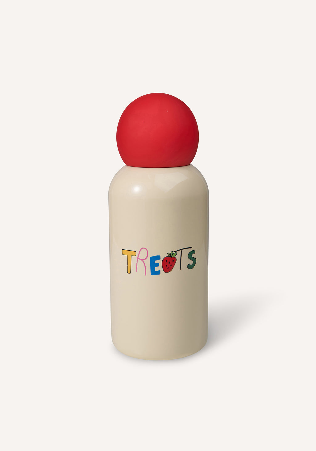 treats bottle - red