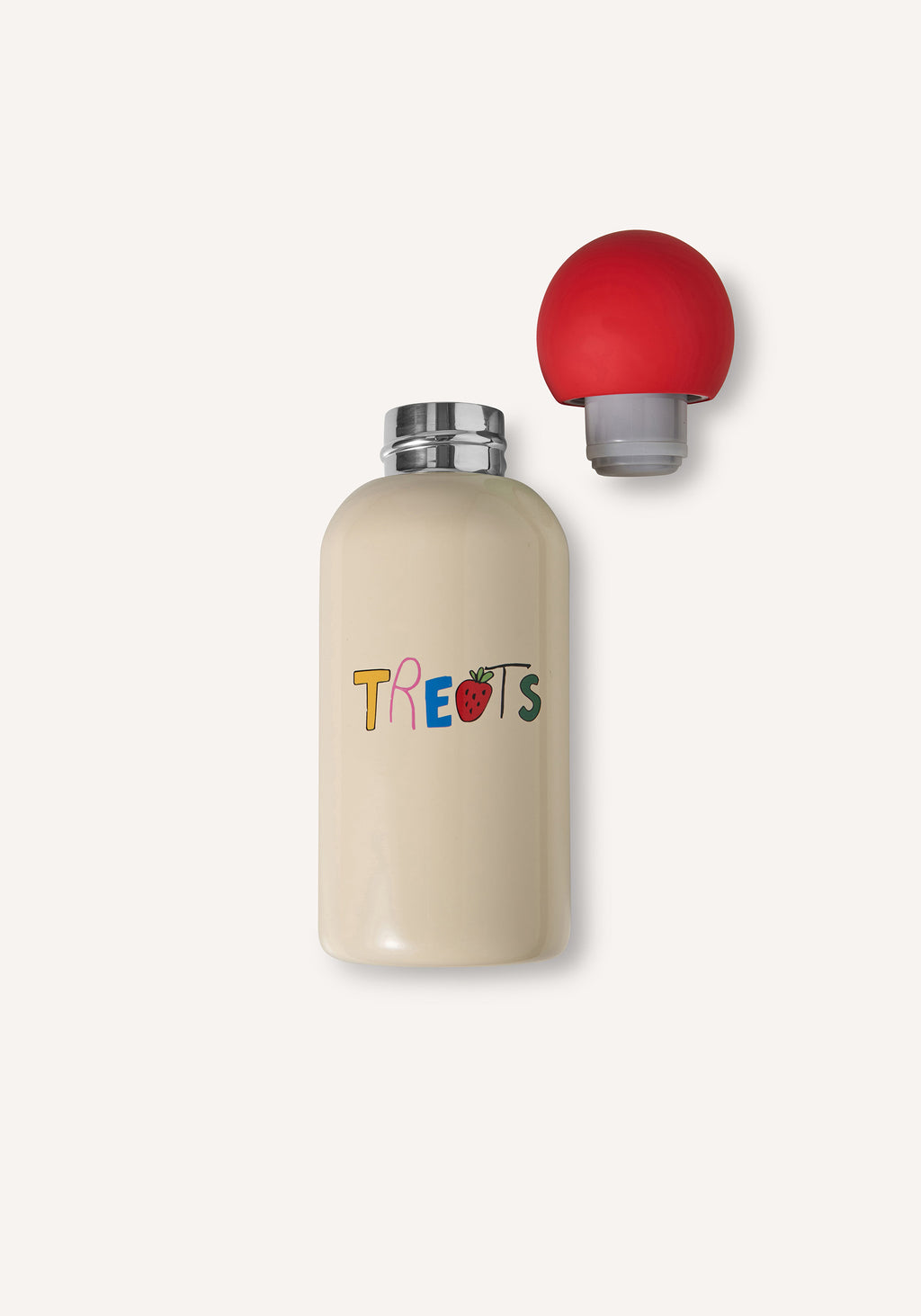 treats bottle - red